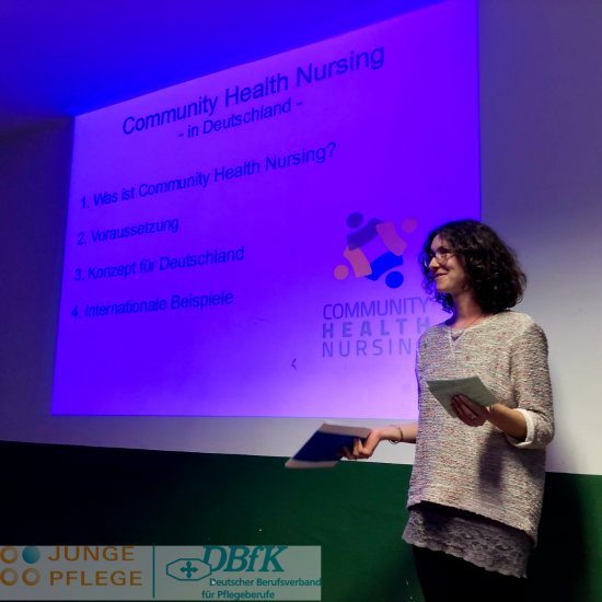 Nina stellt Community Health Nursing vor.