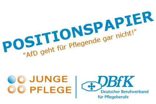 "AfD geht für Pflegende gar nicht!" - Positionspapier