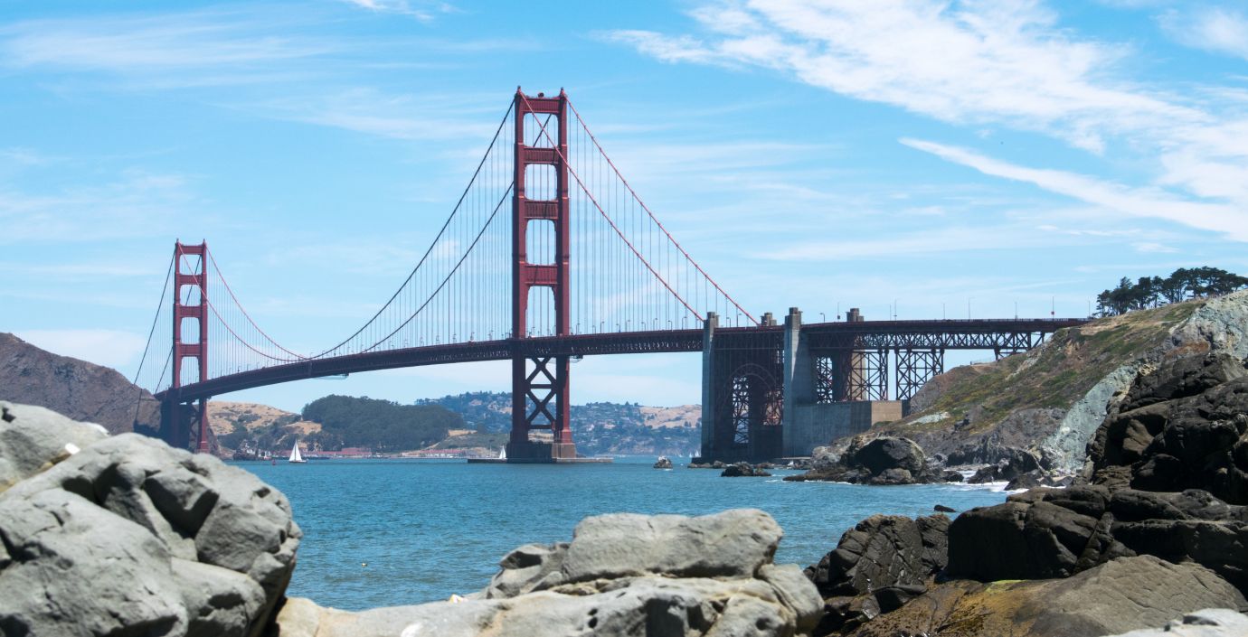 Golden Gate Bridge: Arbeiten im Ausland