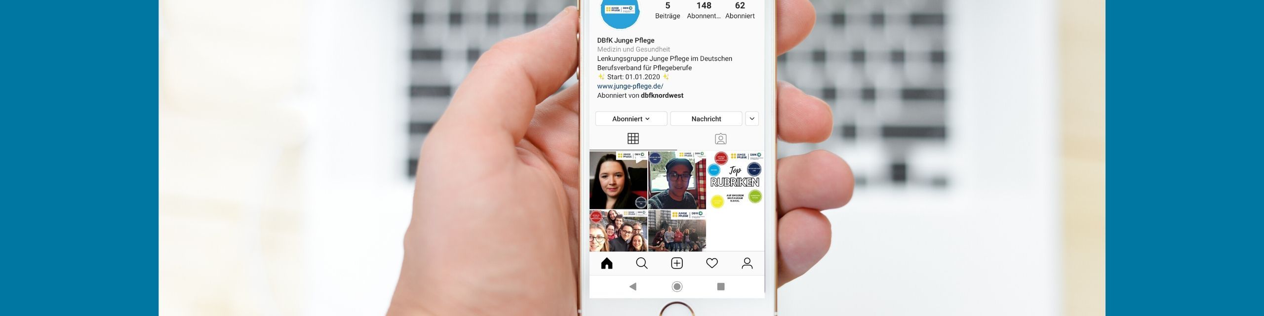 Folge uns auf Instagram