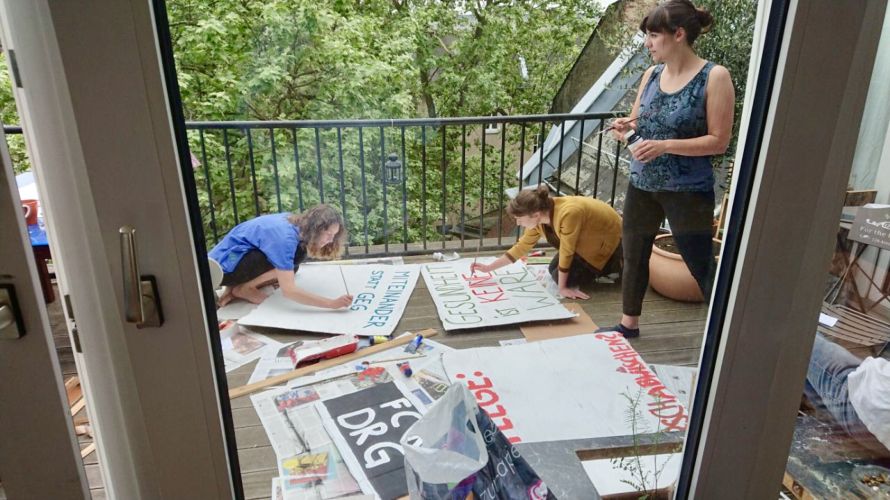 Vorbereitungen für den Walk of Care 2018